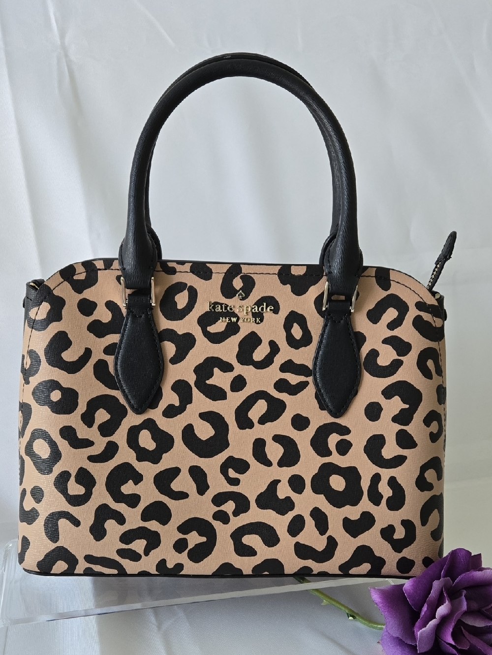 Kate Spade Leopard Shoulder Bag – Like New - Picture 7 of 14